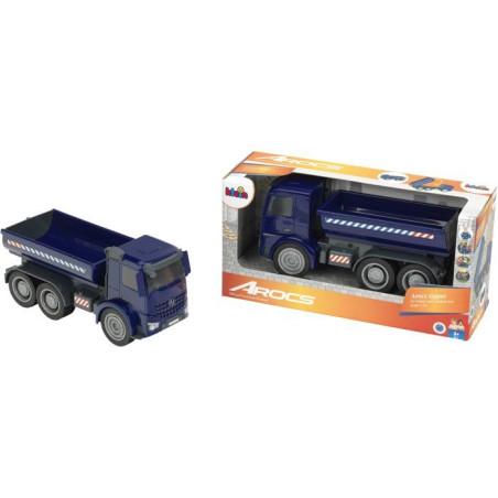 Camion-benne - KLEIN - 3803 - Mercedes Arocs - Roues souples et grande benne basculante, trappe - Échelle 1:24 - Des 3 ans