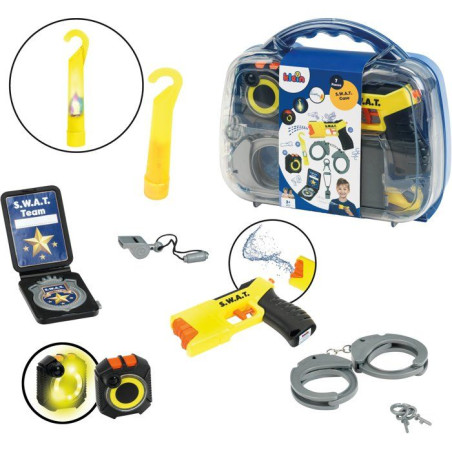 Mallette S.W.A.T. - KLEIN - 8838 - Taser a eau, caméra piéton - Déguisement policier - Des 3 ans