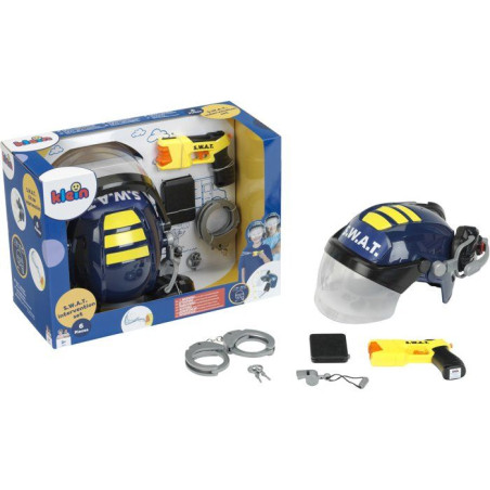 Kit S.W.A.T. - KLEIN - 8841 - Casque, taser a eau, menottes - Déguisement policier - Des 3 ans