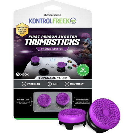 Pack de 2 Thumbsticks - STEELSERIES - KontrolFreek - Frenzy Edition - Pour manettes Xbox Series et Xbox One - Violet