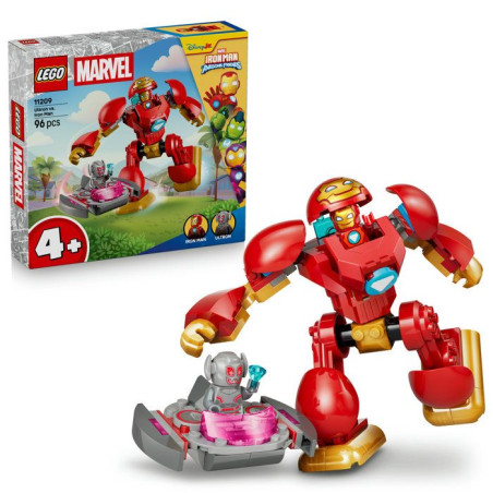 LEGO | Marvel Iron Man et ses Amis Incroyables 11209 Ultron contre Iron Man - Set construction a partir de 4 ans