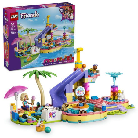 LEGO Friends 42676 Une Fabuleuse Journée au Parc Aquatique - Jouet Miniature 6 ans - Déco