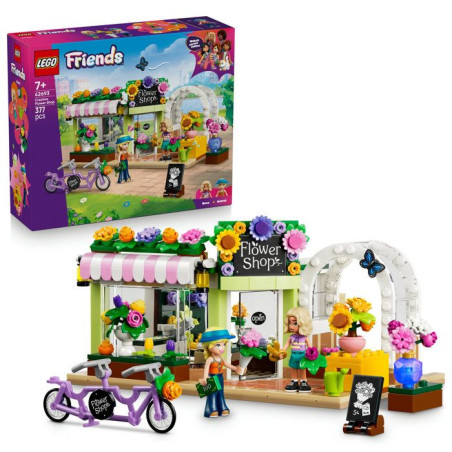 LEGO Friends 42693 Le Fleuriste - Jouet Miniature - Fleurs Artificielles - Cadeau 7 ans
