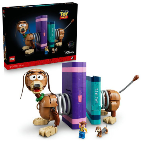 LEGO | Disney et Pixar 43301 Serre-Livres Zigzag de Toy Story - Set pour Adulte - Déco