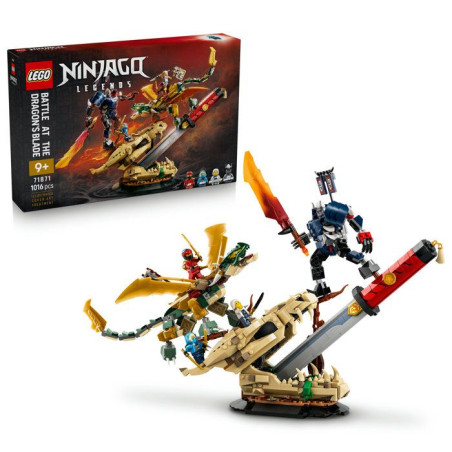 LEGO NINJAGO 71871 Combat sur la Lame du Dragon - Jouet Ninja des 9 ans Garçon ou Fille