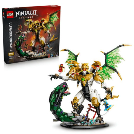 LEGO NINJAGO 71872 Le Combat de l'Ultra Dragon - Jouet Ninja pour Ado des 12 ans - Cadeau