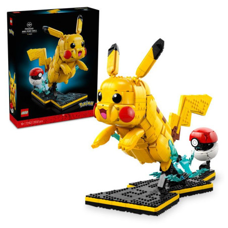 LEGO Pokémon 72152 - Pikachu et Poké Ball - Set Collector pour Adulte - Idée Cadeau Gaming