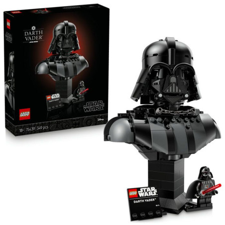 LEGO Star Wars 75439 Le Buste de Dark Vador - Set de Construction pour Adulte - Cadeau