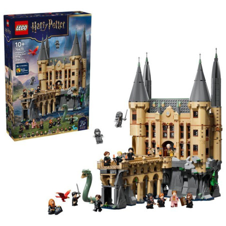 LEGO Harry Potter 76473 Le château de Poudlard : l'Aile Est - Jeu des 10 ans - Décoration