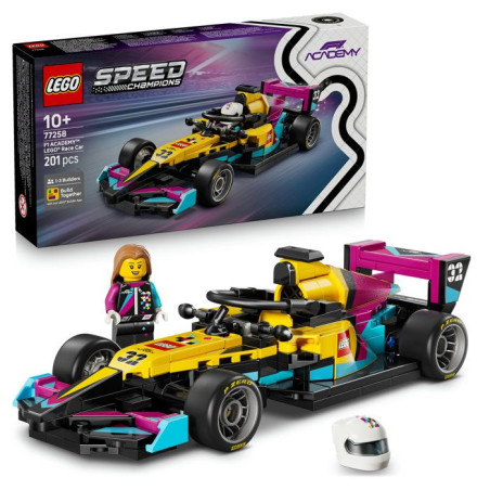 LEGO Speed Champions 77258 Voiture de Course F1 ACADEMY LEGO - Jeu de Construction 10 ans