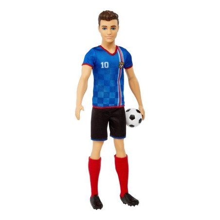 Barbie - Ken Footballeur - Poupée Mannequin - Des 3 ans