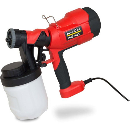 Pistolet de peinture HVLP - MECAFER - HVP400 - 400 W - 900 ml - 70 DIN/sec