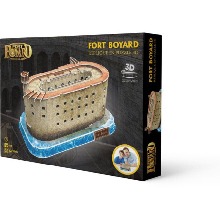 Puzzle 3D - MEGABLEU - Fort Boyard - 125 pieces - Des 7 ans