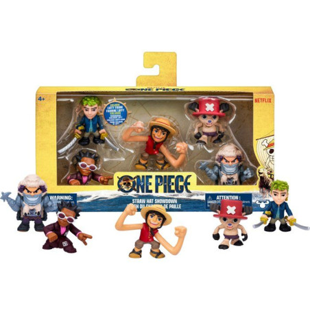 Pack de 5 minis figurines - ONE PIECE - Zoro, Chopper, Wapol, Mr. 5 et Luffy - Des 4 ans