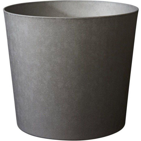 Pot de fleurs Conique Ø 60 cm - EDA - Element - 100 L - Intérieur / Extérieur - Ø 57,5 x H. 48,2 cm - Gris Anthracite