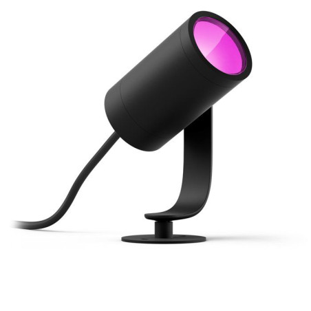 Projecteur de jardin - PHILIPS HUE - Lily - Lumiere blanche et colorée - Noir - Basse tension - Extension - IP67