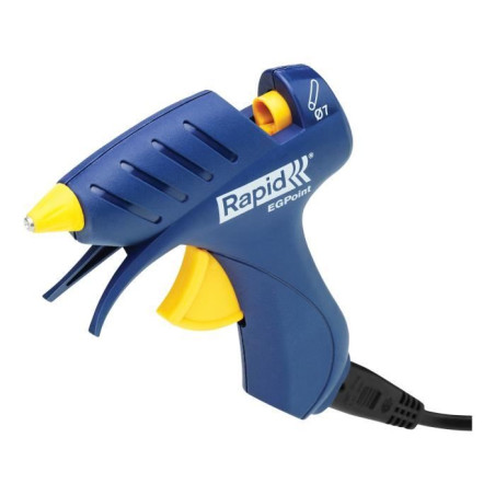 Pistolet a colle sans fil - RAPID - EGPoint - Buse de 8mm - Cordon amovible - Batterie fournie