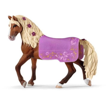 Étalon Paso Fino Spectacle équestre, coffret schleich avec 1 cheval schleich et 1 couverture, coffret figurines pour enfants d