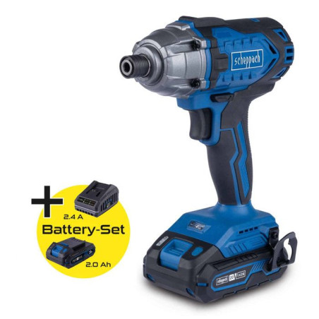 Clé a choc sans fil C-ID180-X - 1/4 brushless 180 Nm 3600 bmp - SCHEPPACH 20V IXES - sans batterie ni chargeur