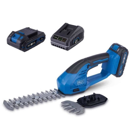 Coupe-bordure/taille-haies sans fil SCHEPPACH C-HTGS200-X - Set S - 2 en 1 - Batterie 20V IXES 2Ah + chargeur