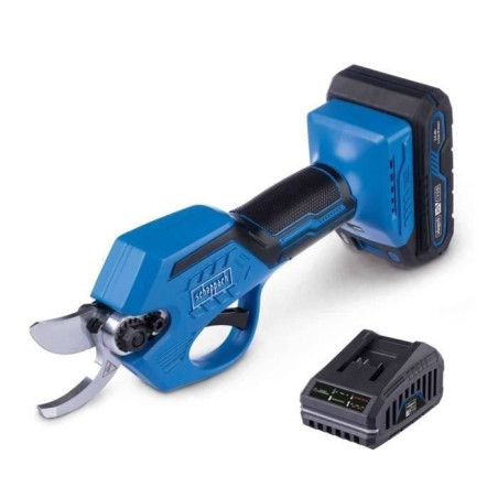 Sécateur sans fil SCHEPPACH - BC-PRS28-X - Coupe 28 mm - Batterie 20V 2Ah IXES + chargeur