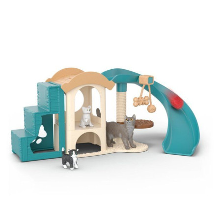 Figurine Jeux pour chats, Schleich 42764 Farm World, des 3 ans