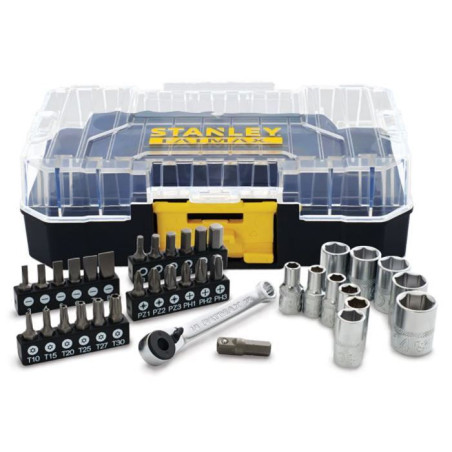 Coffret STAKBOX S 1/4'' jeu de 37 pieces - Stanley Fatmax - FMMT19101-0