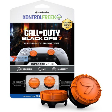 Pack de 2 Call Of Duty BO7 Performance Thumbsticks - STEELSERIES - KontrolFreek - Pour manettes PS5|PS4 - Orange