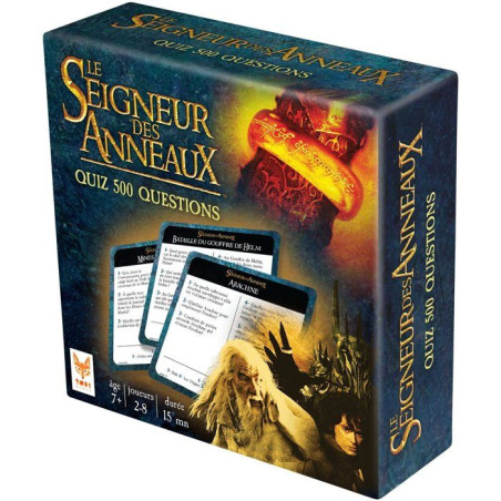LE SEIGNEUR DES ANNEAUX QUIZZ 500 - Jeu de société - TOPI GAMES - 2 a 8 joueurs - Des 7 ans