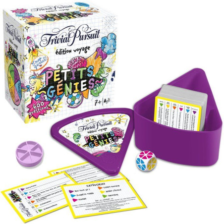 TRIVIAL PURSUIT VOYAGE Les petits génies - Jeu de société - WINNING MOVES - 2 joueurs minimum - Des 8 ans
