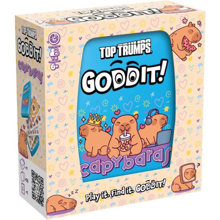 GODDIT - Top Trumps Capybaras - Jeu de cartes - WINNING MOVES - 1 a 6 joueurs - Des 6 ans