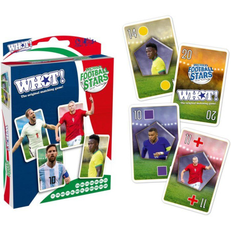 WHOT! World Football Stars - Jeu de société - WINNING MOVES - 2 a 6 joueurs - Des 5 ans
