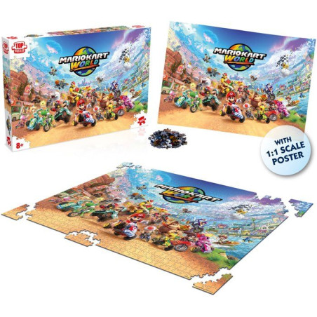 Puzzle - WINNING MOVES - Mario Kart World - 1000 pieces - Des 8 ans