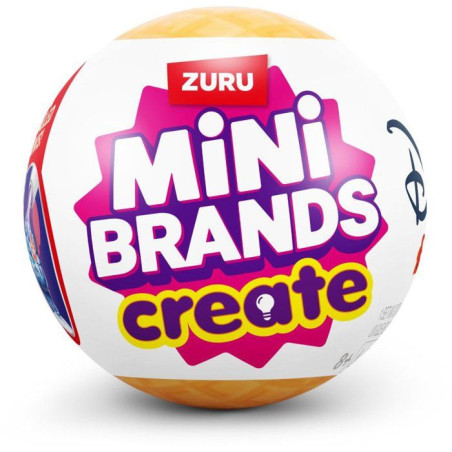 Capsule surprise - Figurine - ZURU - Mini Brands Create Disney Snacks - Modele aléatoire - Des 8 ans