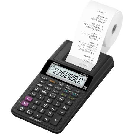 Calculatrice imprimante - CASIO - HR8 RCE - Portable - Écran LCD - Alimentation par pile