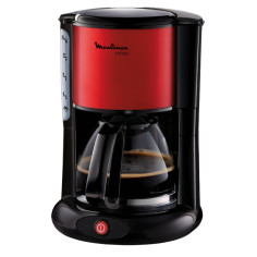 Moulinex Subito, Cafetière filtre, 10 à 15 tasses, 1.25 L, Filtre, Arrêt automatique après 30 min