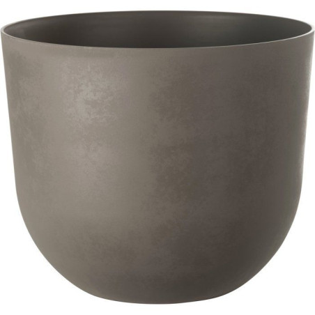 Pot de fleurs rond - GARDEN ID - Swing Rond - Ø 40 - 30 L - H 32 cm - Tourbe