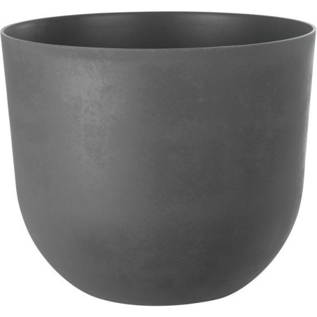 Pot de fleurs rond - GARDEN ID - Swing Rond - Ø 40 - 30 L - H 32 cm - Gris