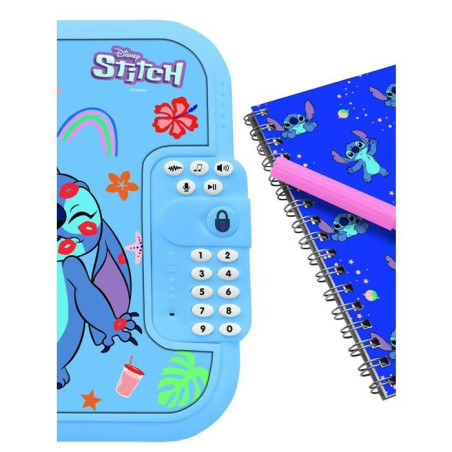 Journal intime électronique avec coffre-fort Stitch