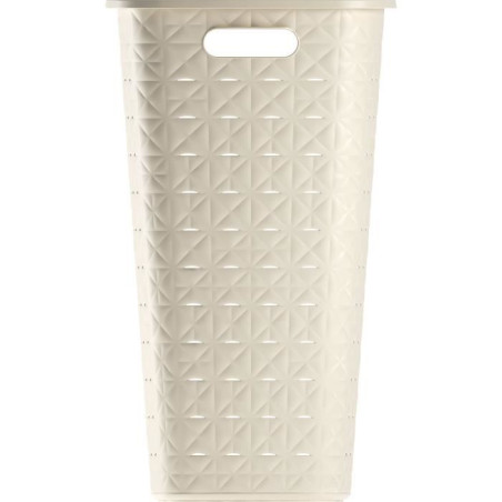 Coffre a Linge - Softex - 56 L - Blanc Cassé - Curver