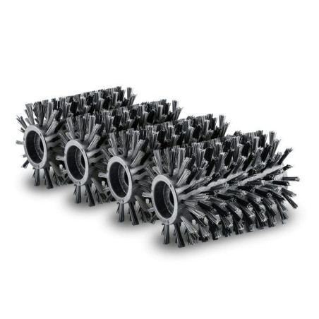Brosses-rouleaux pour sols en bois pour Nettoyeur de terrasse PCL6 KARCHER - Lot de 4