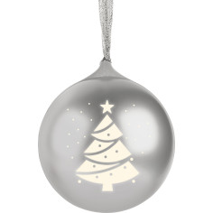 Enceinte bluetooth&nbsp;- BIGBEN - Format Boule de Noël - Argent