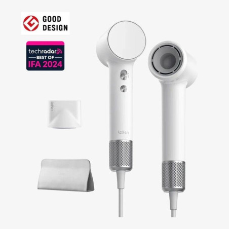 Seche-cheveux - LAIFEN - Mini - Compact - Voyage - Blanc