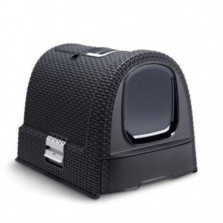 Curver Bac a litiere pour chats 51x38,5x39,5 cm Anthracite