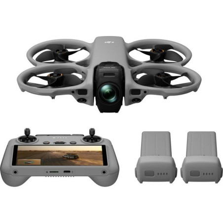 Drone - DJI - Avata 360 Fly More Combo (DJI RC 2) - Vidéo 8K capteur 1'' - Transmission O4+ - 360° - Détection d'obstacles
