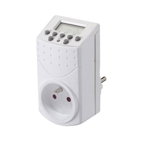 Programmateur digital hebdomadaire - GAO - 140 programmations - Fonction aléatoire/compte a rebours - 230V~ 2000W