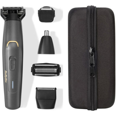 Tondeuse multifonction 12 en 1 - BABYLISS - P1364E - Lames graphite - Waterproof - Kit complet