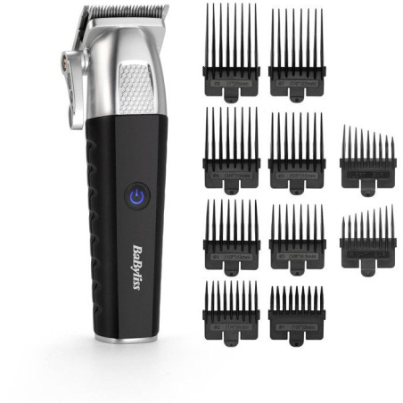 Tondeuse cheveux - BABYLISS - P1359E - Batterie lithium - 8 sabots 0,8-25mm - Trousse de rangement