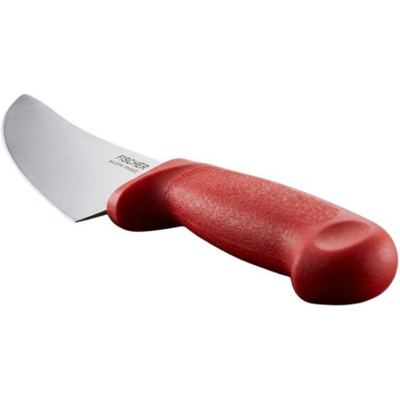 Couteau a trancher - FISHER - Pro surmoulé - Lame 28 cm - Rouge