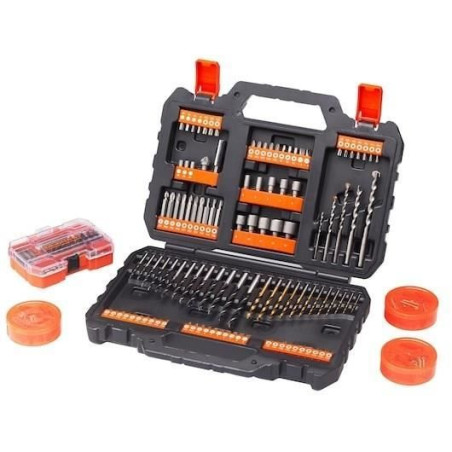 Coffret perçage/vissage BLACK+DECKER A7238-XJ 304 pieces